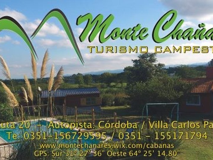 Alquiler Turístico Cabañas Monte Chañares de Villa Carlos Paz, Punilla, Córdoba
